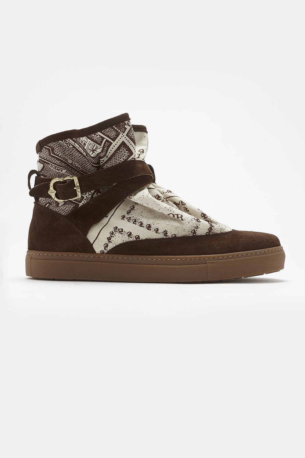 HIGHPAD SNEAKER - BROWN BOUNDARY-shoes-A Child Of The Jago