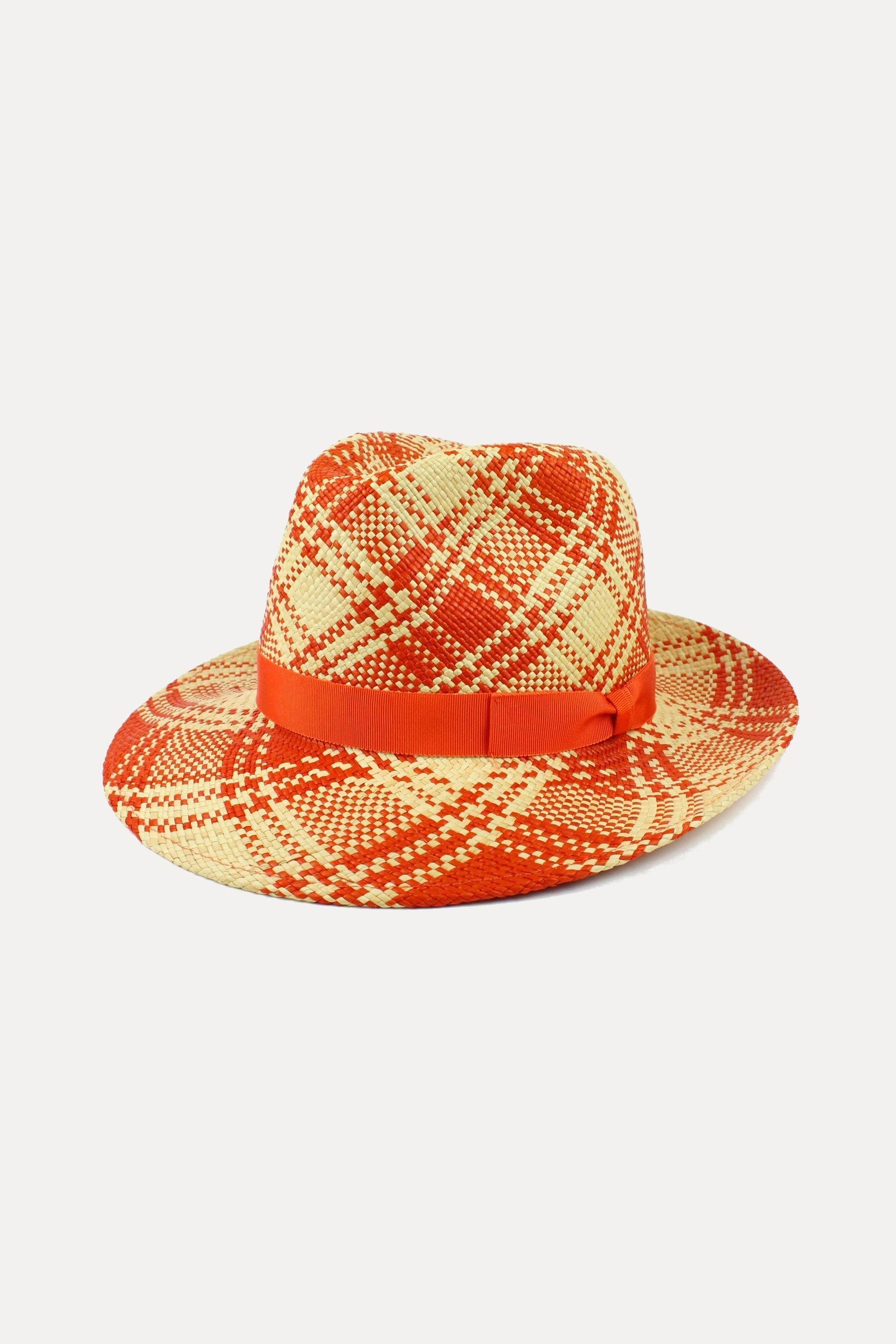 STRAW FEDORA
