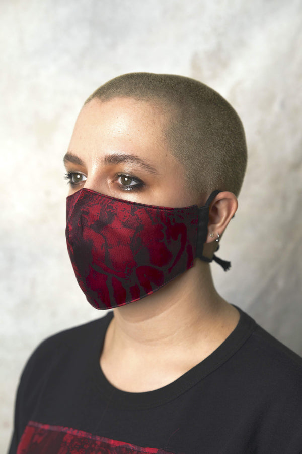 Real Rda Mask ARCADIA REUSABLE MASK - RED (made to order) - A Child Of The Jago