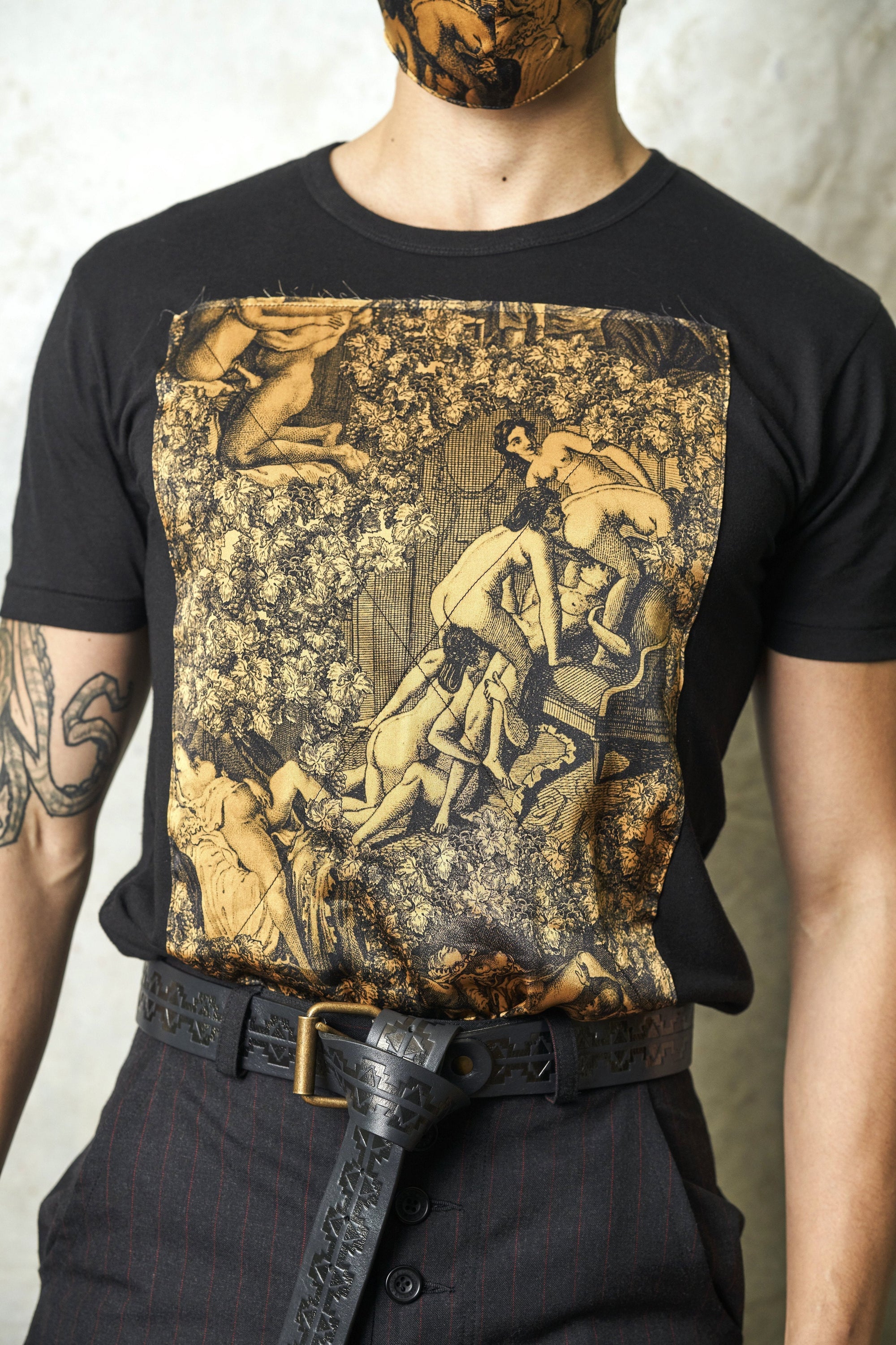 ARCADIA TEE SHIRT - GOLD (made to order)-A Child Of The Jago