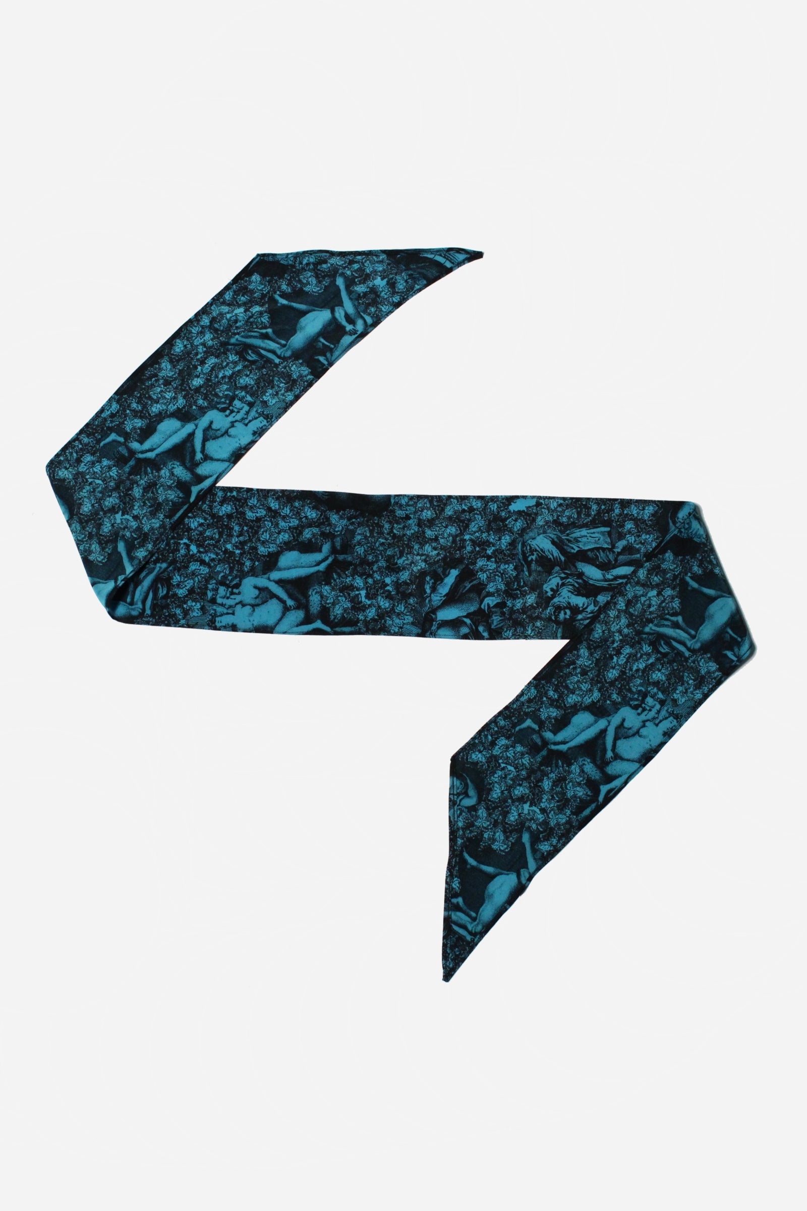 ARCADIA TWILLY - BLUE CREPE SILK-accessories-A Child Of The Jago