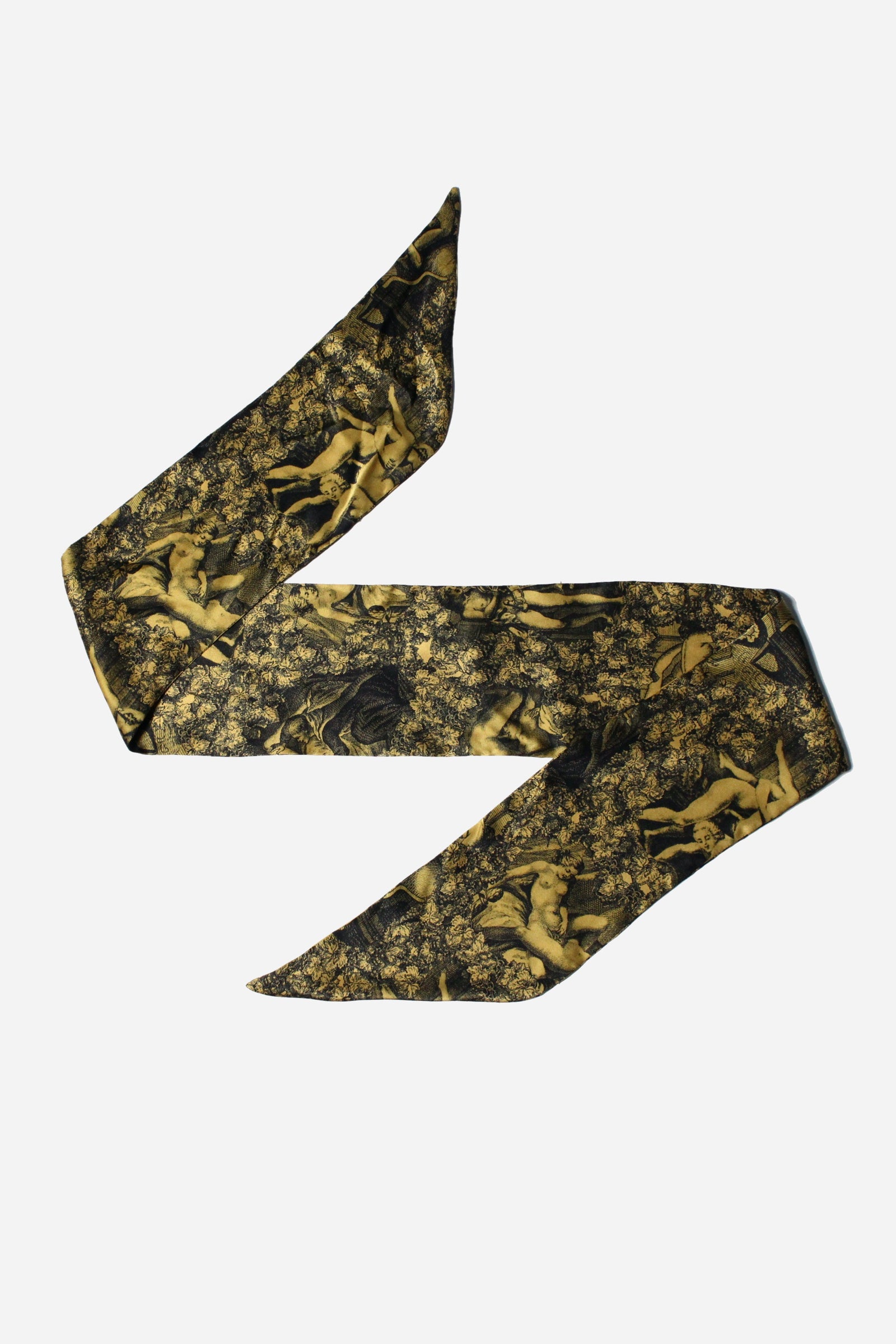 ARCADIA TWILLY - GOLD CREPE SILK-accessories-A Child Of The Jago