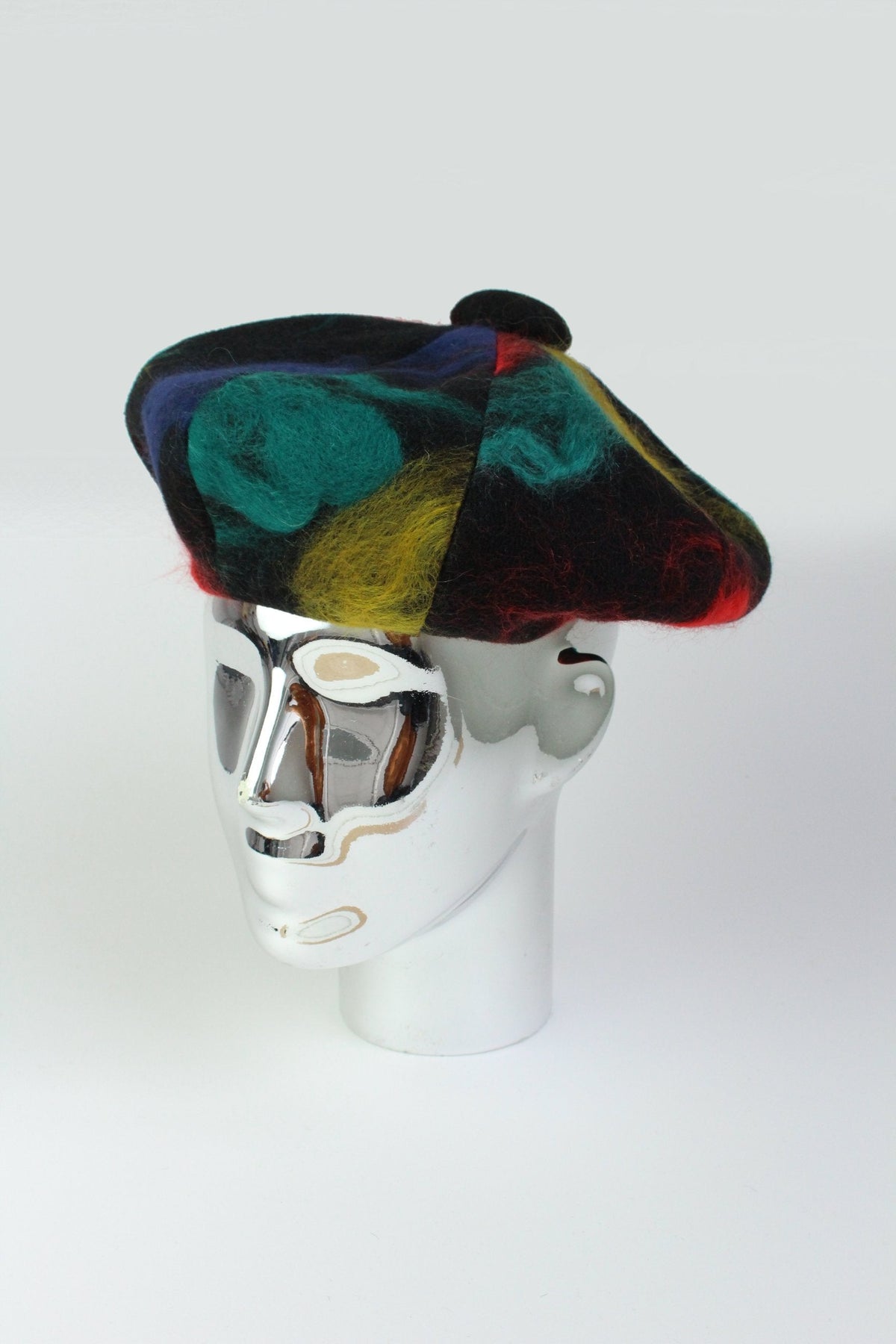 BERET IN BLACK MULTI-hats-A Child Of The Jago