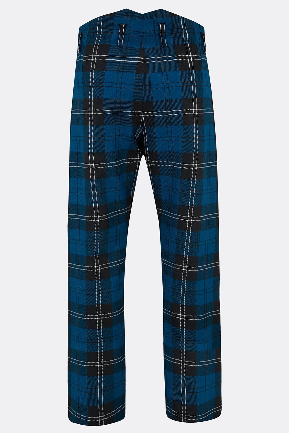 CAVALRY TROUSERS IN BLUE CHECK (made to order)-menswear-A Child Of The Jago