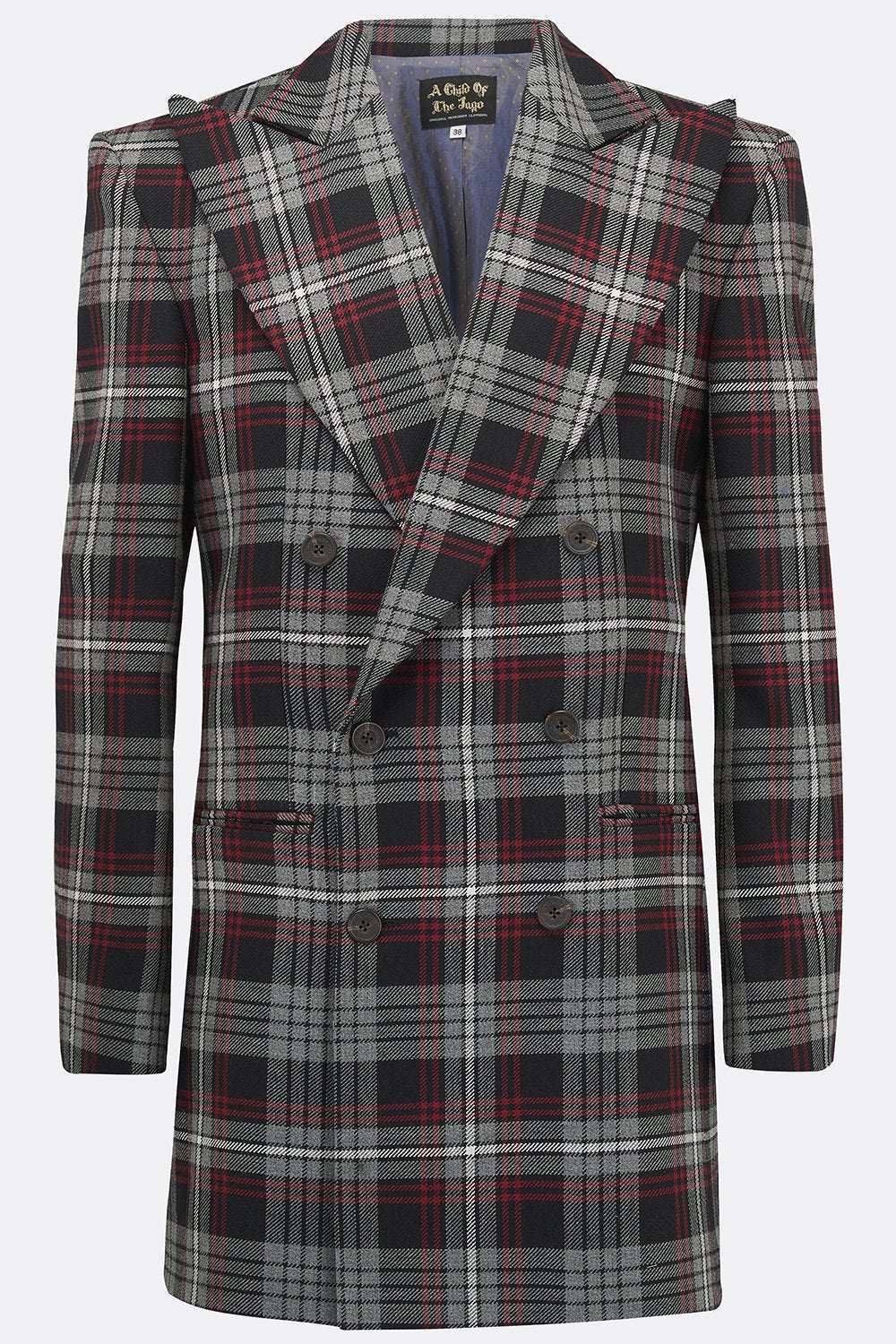 DILLINGER JACKET IN AULD LANG SYNE TARTAN (made to order)-menswear-A Child Of The Jago