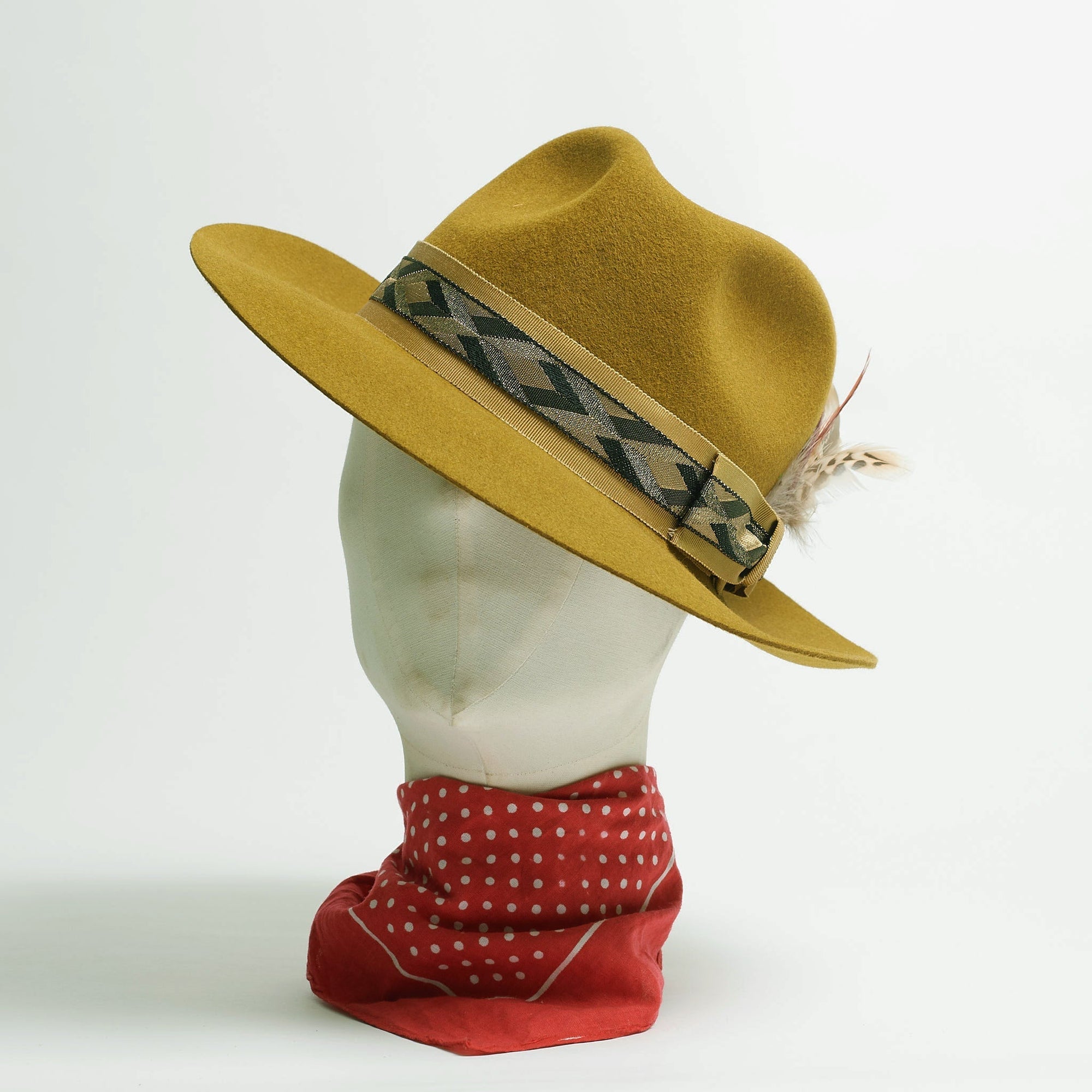 FEDORA - ALLEYWAY - SIZE M - SPECIAL RIBBON-hats-A Child Of The Jago