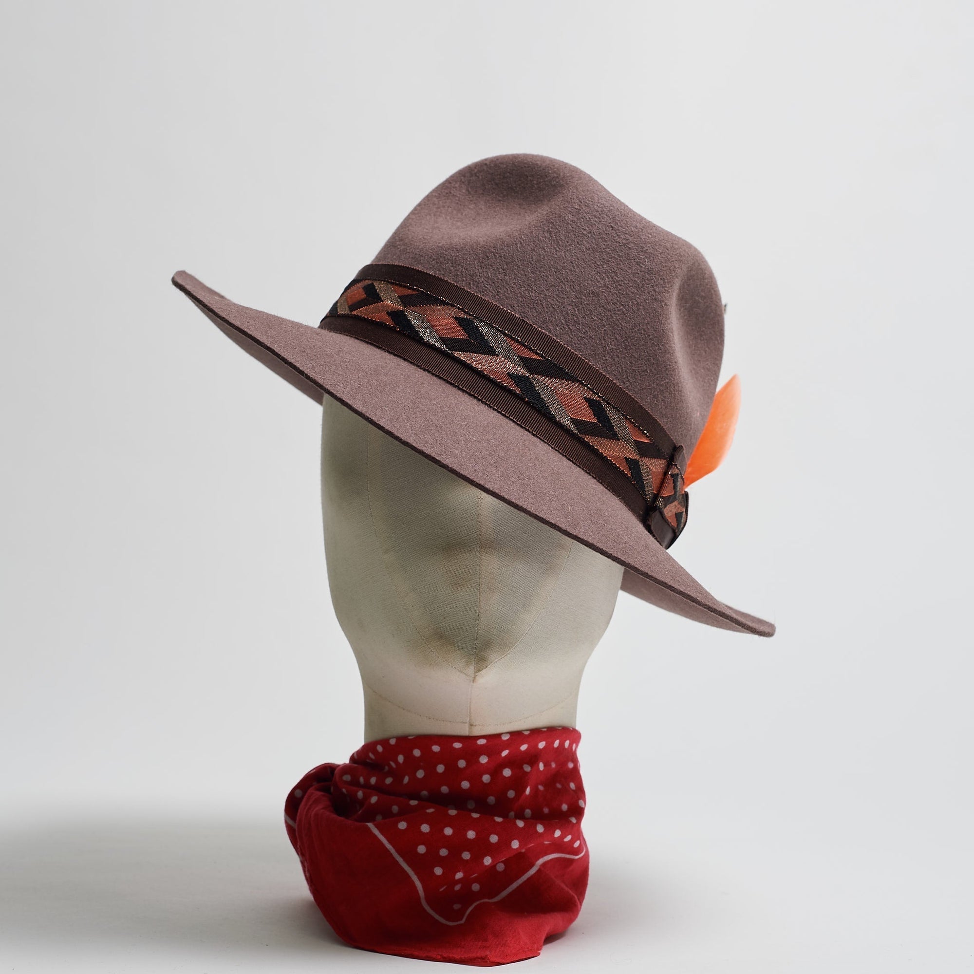 FEDORA - DITCH - SIZE M - SPECIAL RIBBON-hats-A Child Of The Jago