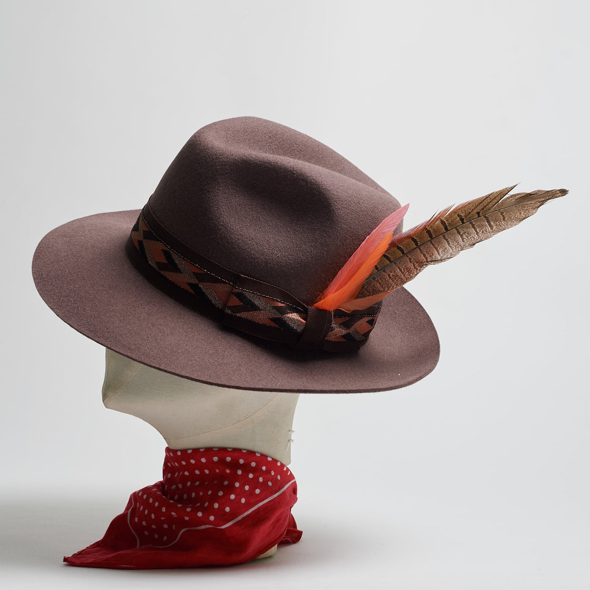 FEDORA - DITCH - SIZE M - SPECIAL RIBBON-hats-A Child Of The Jago
