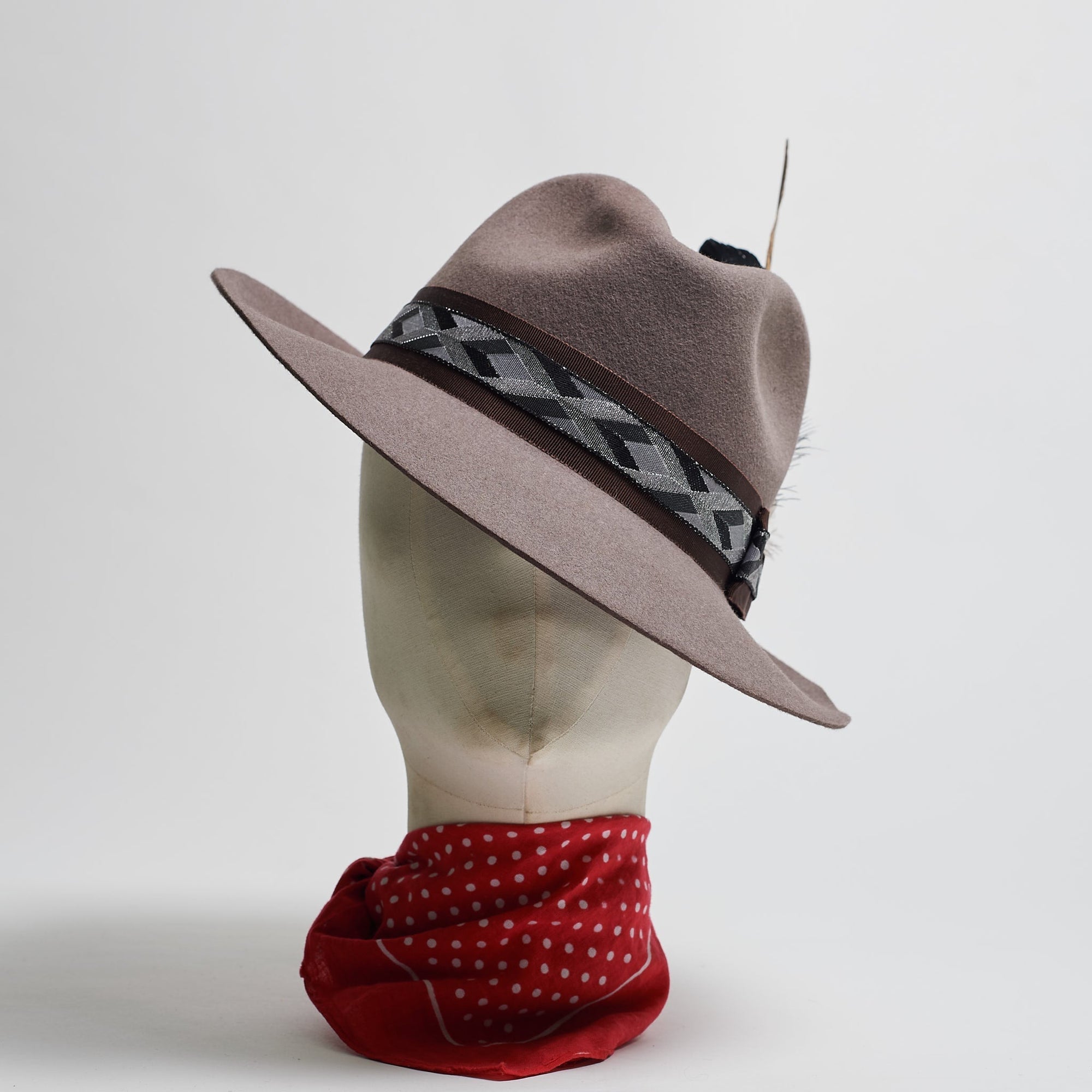 FEDORA - MULE - SIZE S - SPECIAL RIBBON-hats-A Child Of The Jago