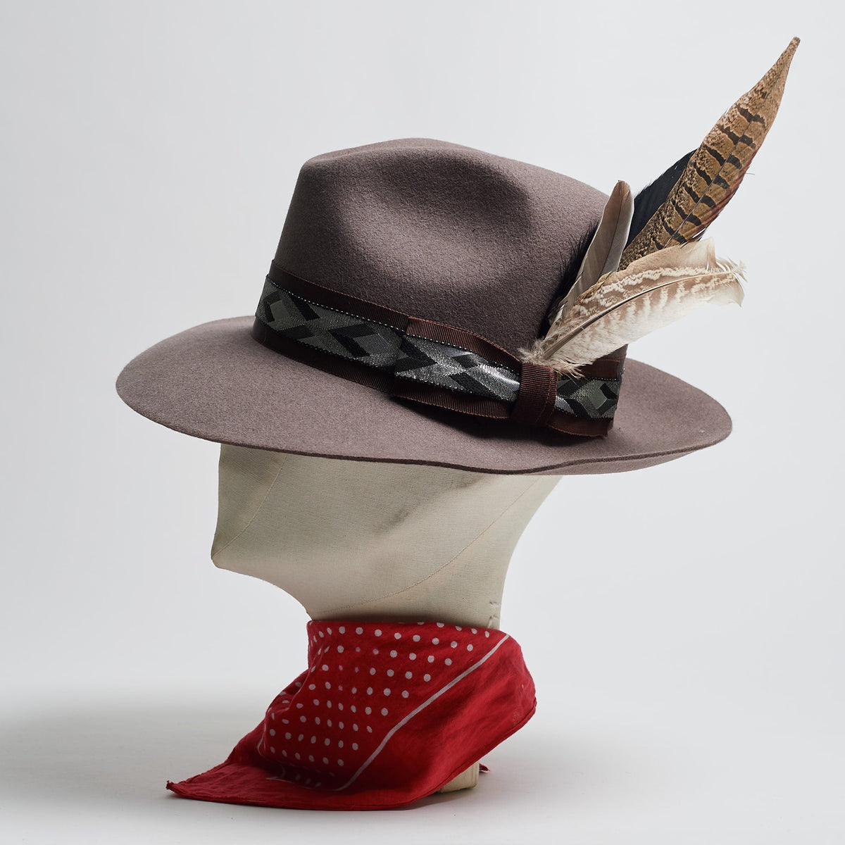 FEDORA - MULE - SIZE S - SPECIAL RIBBON-hats-A Child Of The Jago