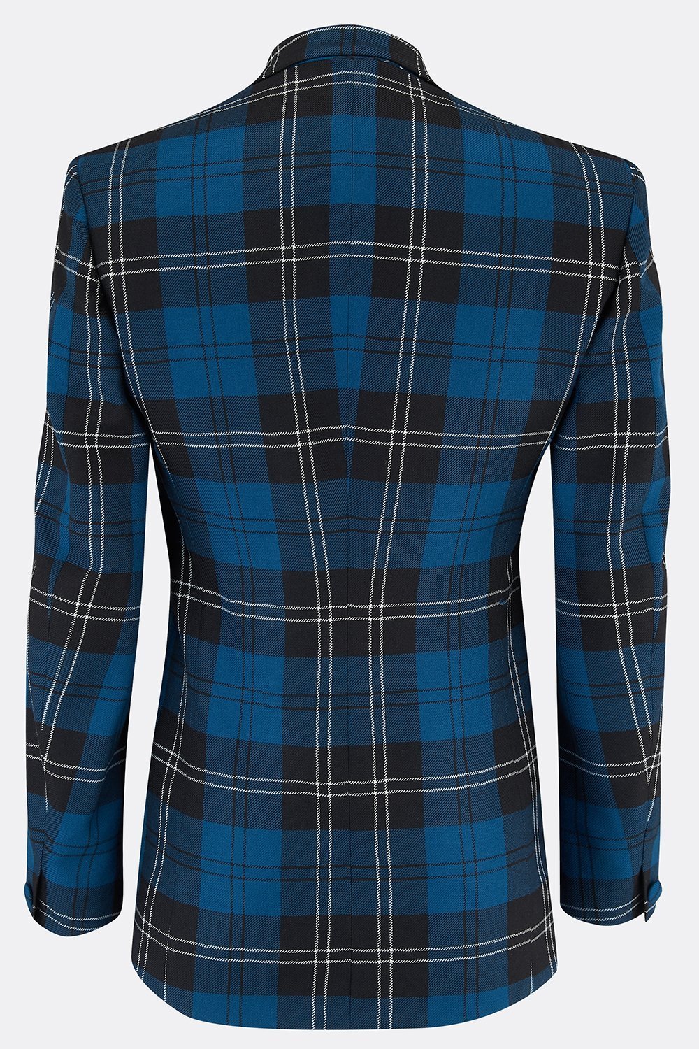 LEYBOURNE JACKET IN BLUE CHECK (made to order)-menswear-A Child Of The Jago