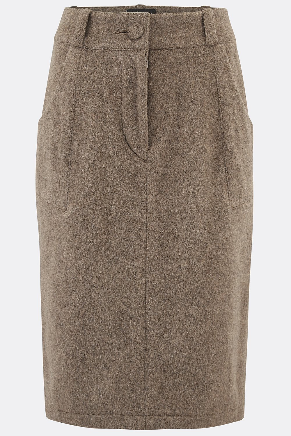 MAE SKIRT IN BEIGE ALPACA-womenswear-A Child Of The Jago
