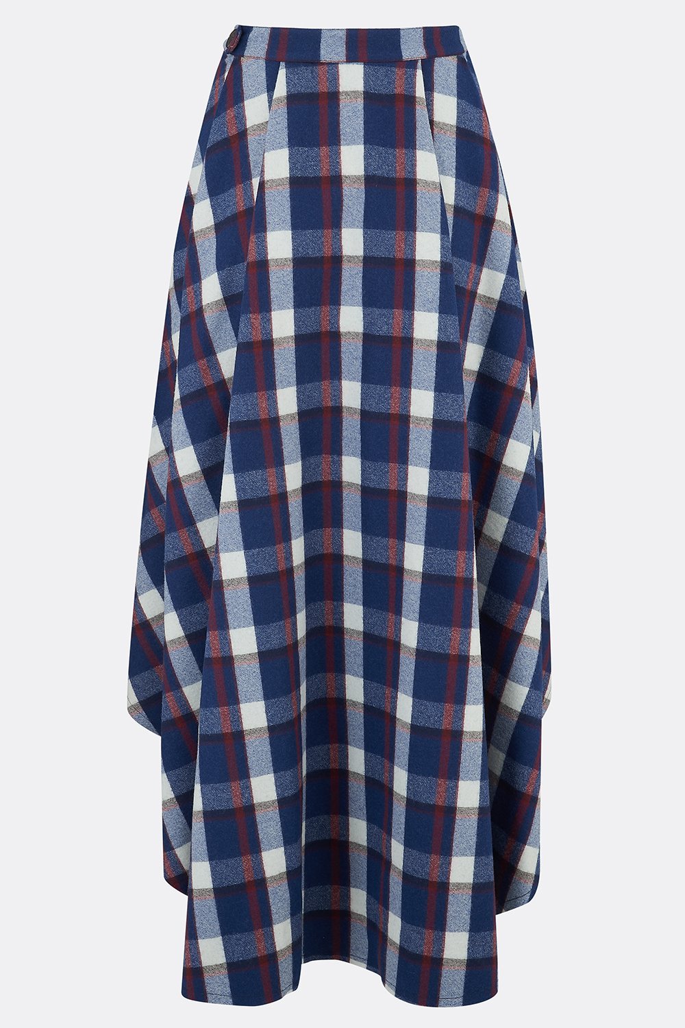 ROXANA SKIRT IN BLUE WHITE CHECK-womenswear-A Child Of The Jago