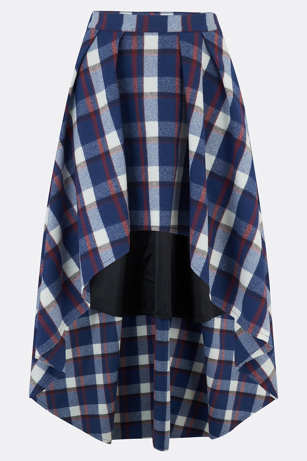 ROXANA SKIRT IN BLUE WHITE CHECK-womenswear-A Child Of The Jago