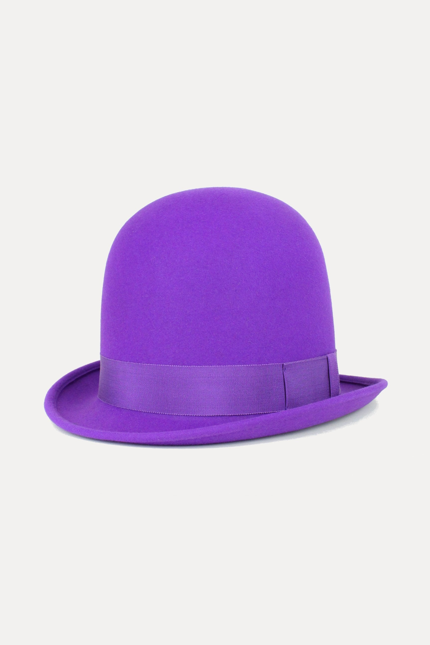 Mens Hats Bowler Hat Purple WILD BILL REGENT A Child Of The Jago