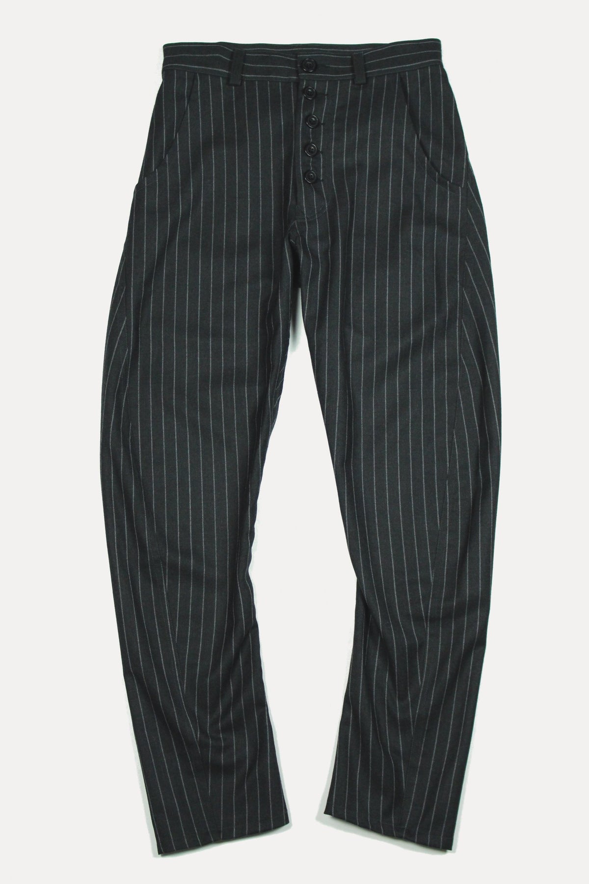 APACHE TROUSERS - GREY STRIPE (made to order)-A Child Of The Jago