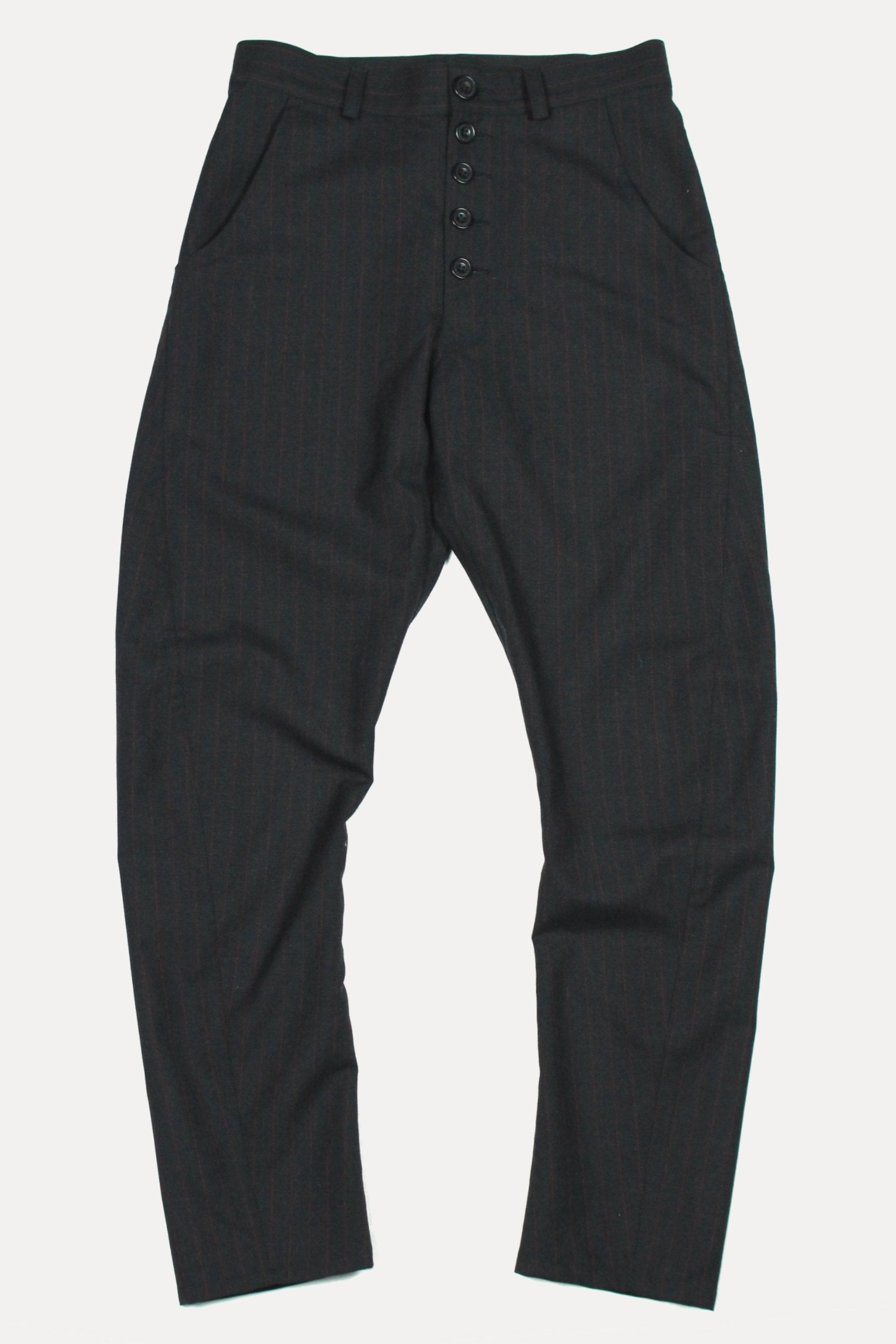 APACHE TROUSERS - RED STRIPE (made to order)-A Child Of The Jago