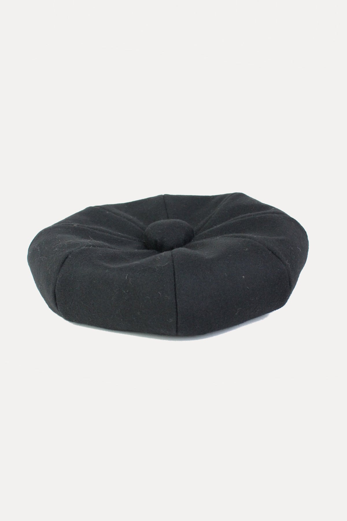 BERET IN BLACK MELTON-hats-A Child Of The Jago