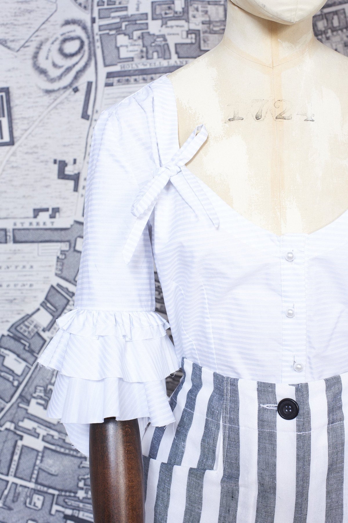 BERGERE BLOUSE IN WHITE COTTON-womenswear-A Child Of The Jago