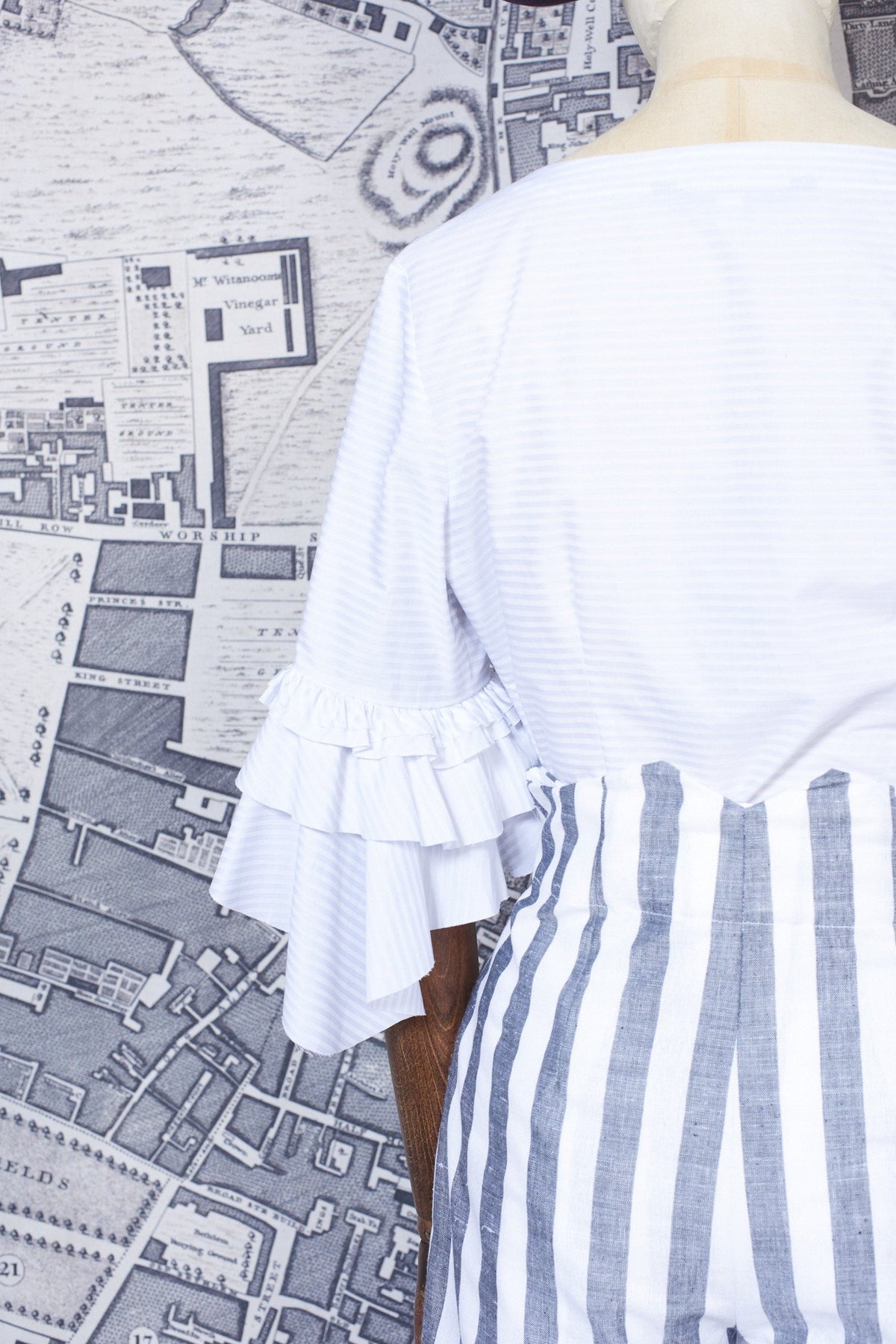 BERGERE BLOUSE IN WHITE COTTON-womenswear-A Child Of The Jago