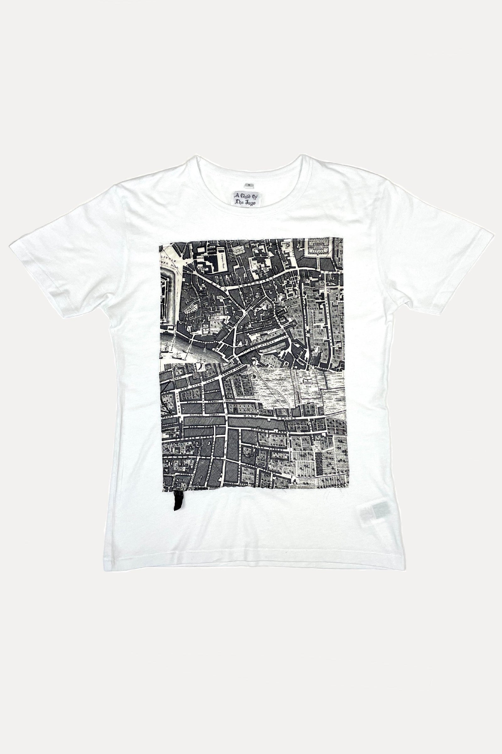 BOUNDARY TEE SHIRT - CHARCOAL (made to order)-A Child Of The Jago