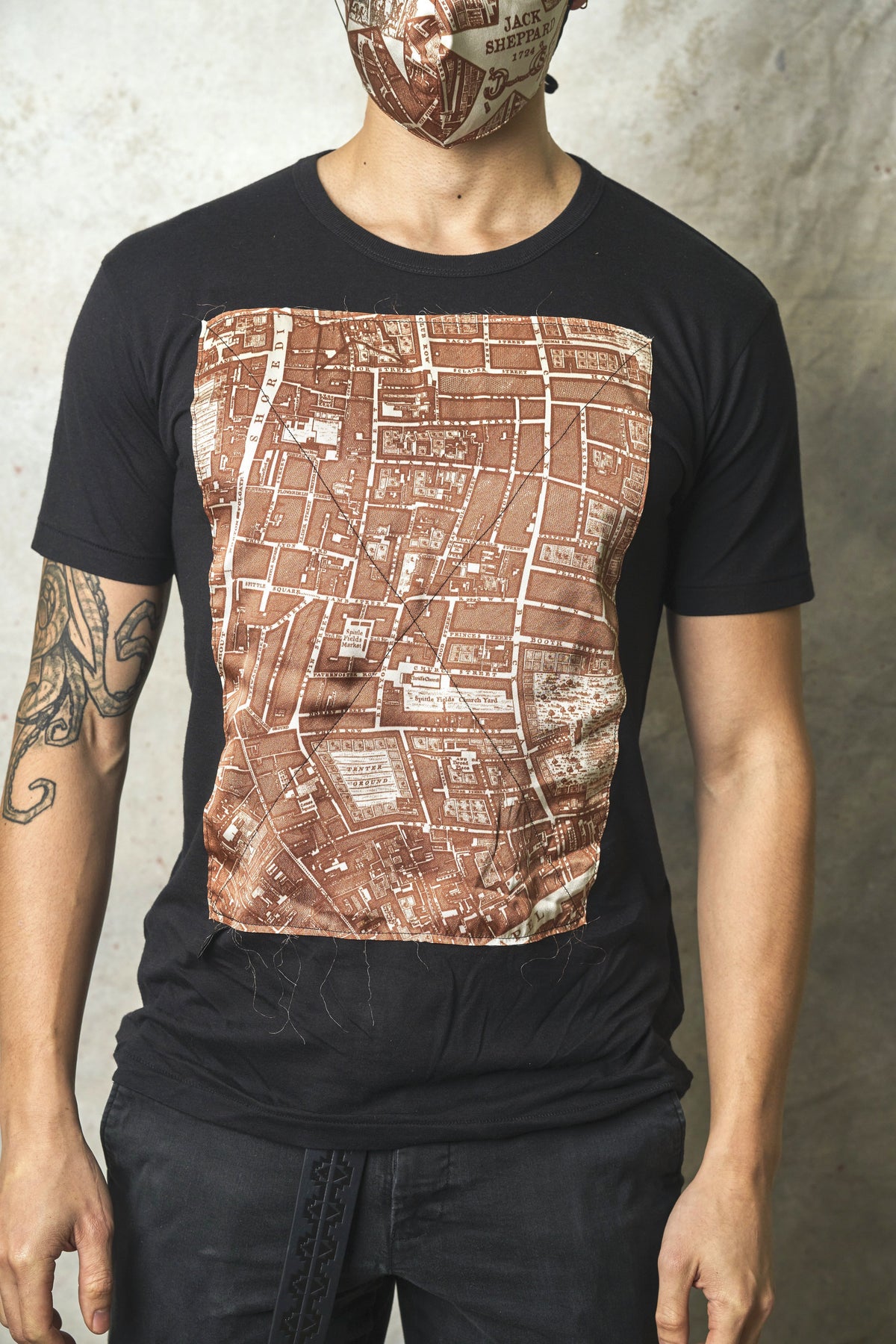BOUNDARY TEE SHIRT - COPPER (made to order)-A Child Of The Jago