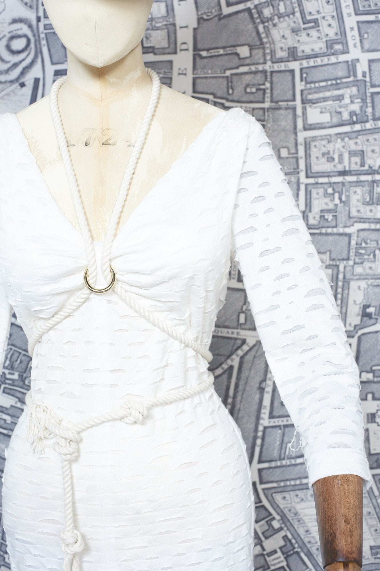 CORA JERSEY DRESS WHITE-womenswear-A Child Of The Jago