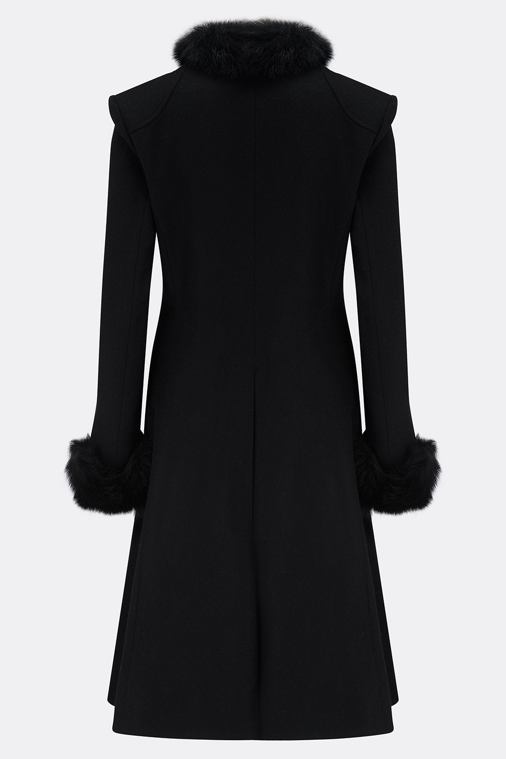 CUTPURSE COAT IN BLACK WOOL (made to order)-womenswear-A Child Of The Jago