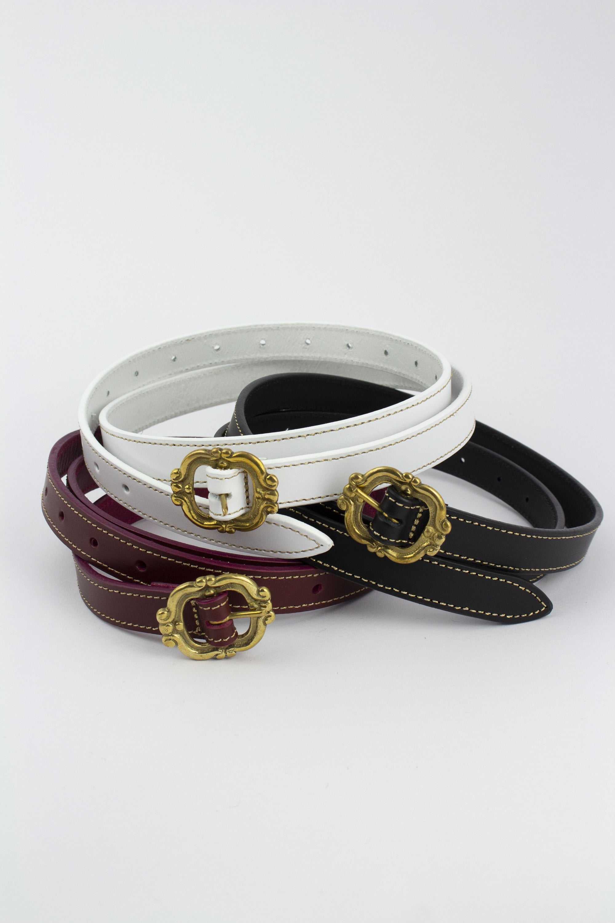 DILLINGER BELT IN LEATHER VARIOUS COLOURS-accessories-A Child Of The Jago