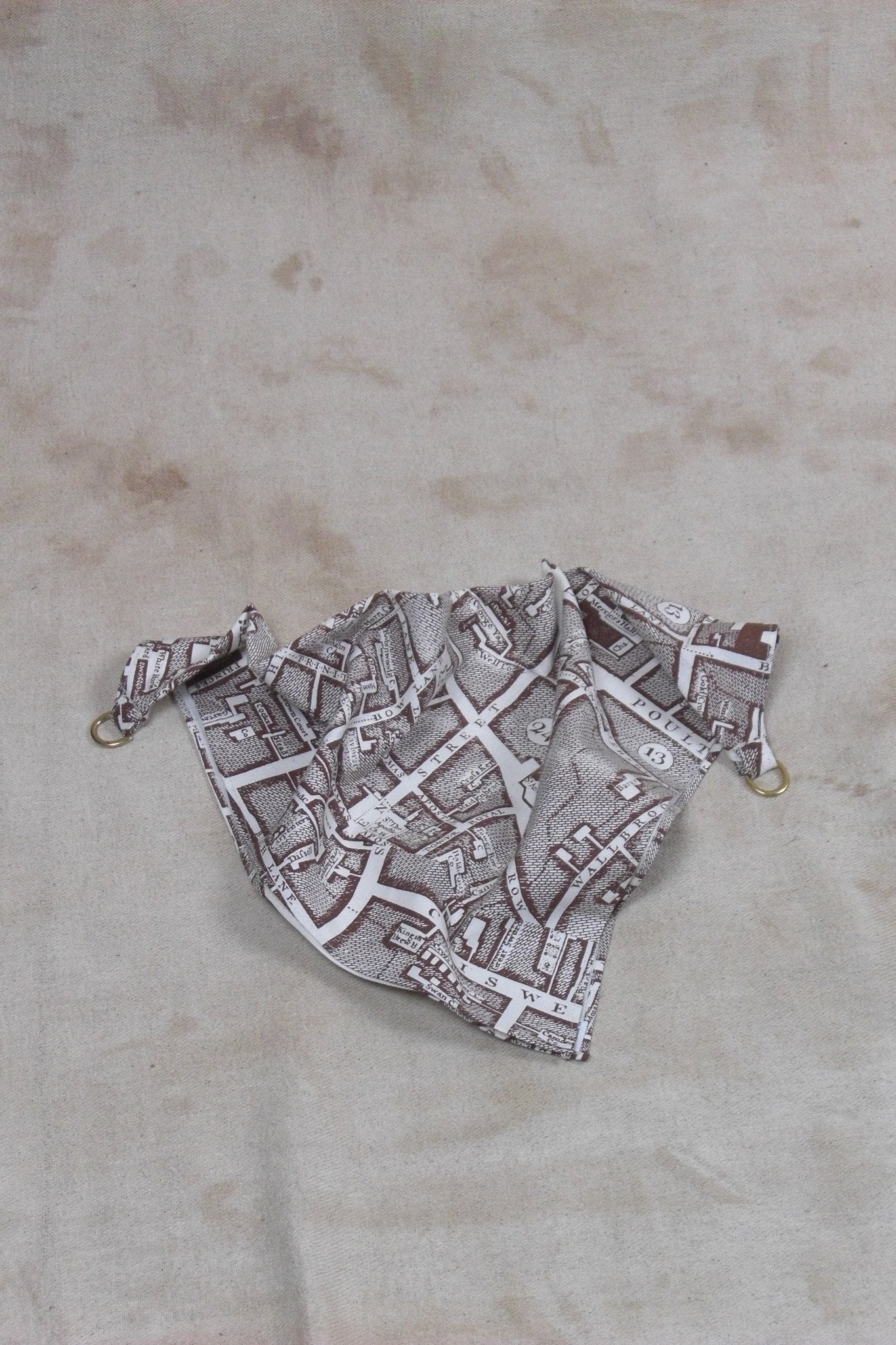 HANKIE FOR BELT IN BROWN BOUNDARY-accessories-A Child Of The Jago