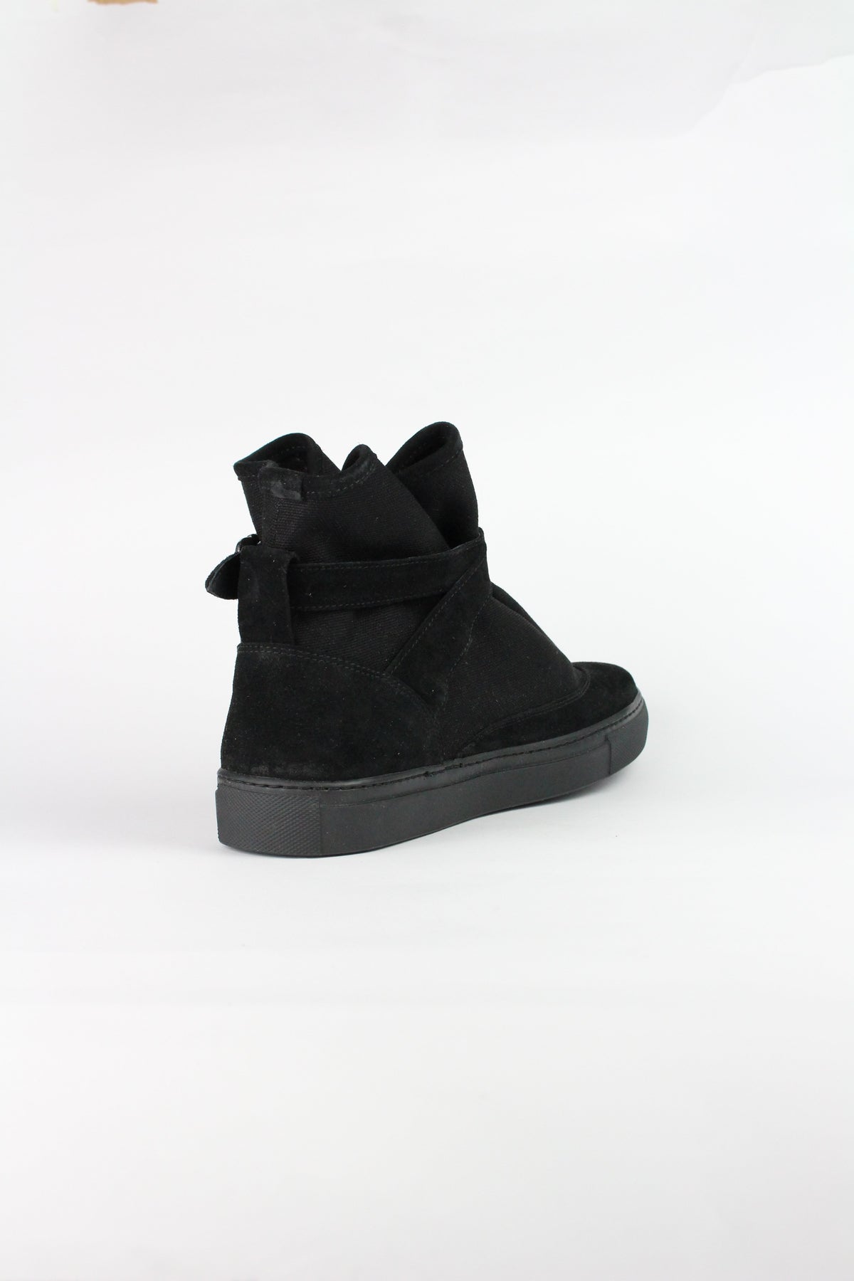 HIGHPAD SNEAKER BLACK CANVAS W/ SUEDE-shoes-A Child Of The Jago