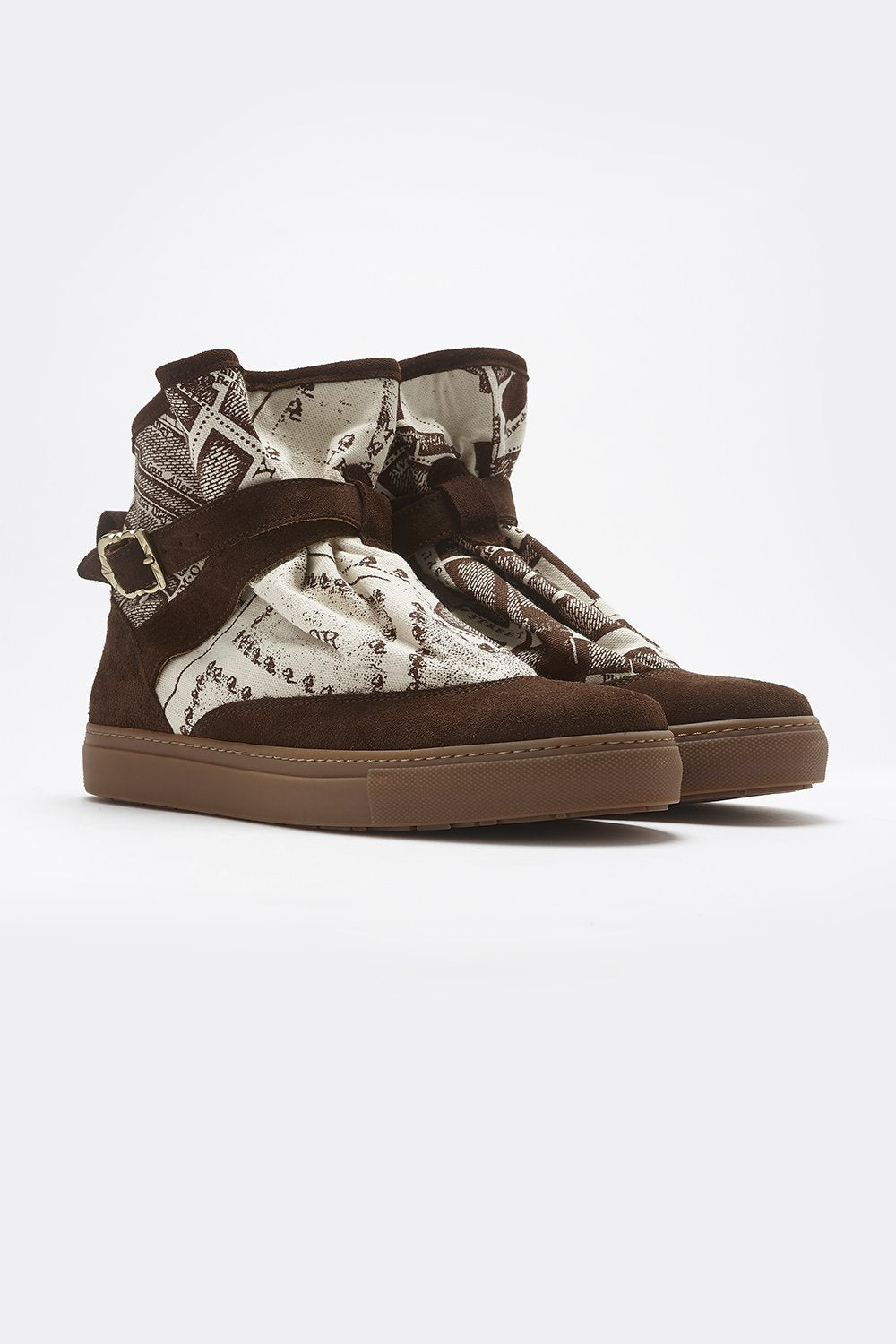 HIGHPAD SNEAKER - BROWN BOUNDARY-shoes-A Child Of The Jago