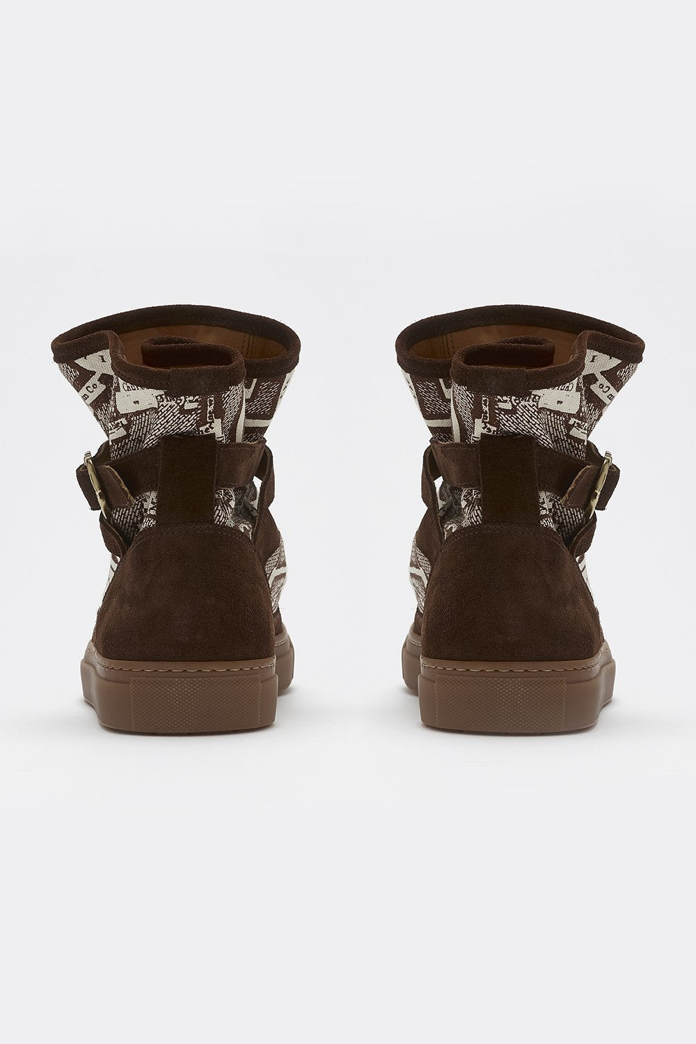 HIGHPAD SNEAKER - BROWN BOUNDARY-shoes-A Child Of The Jago