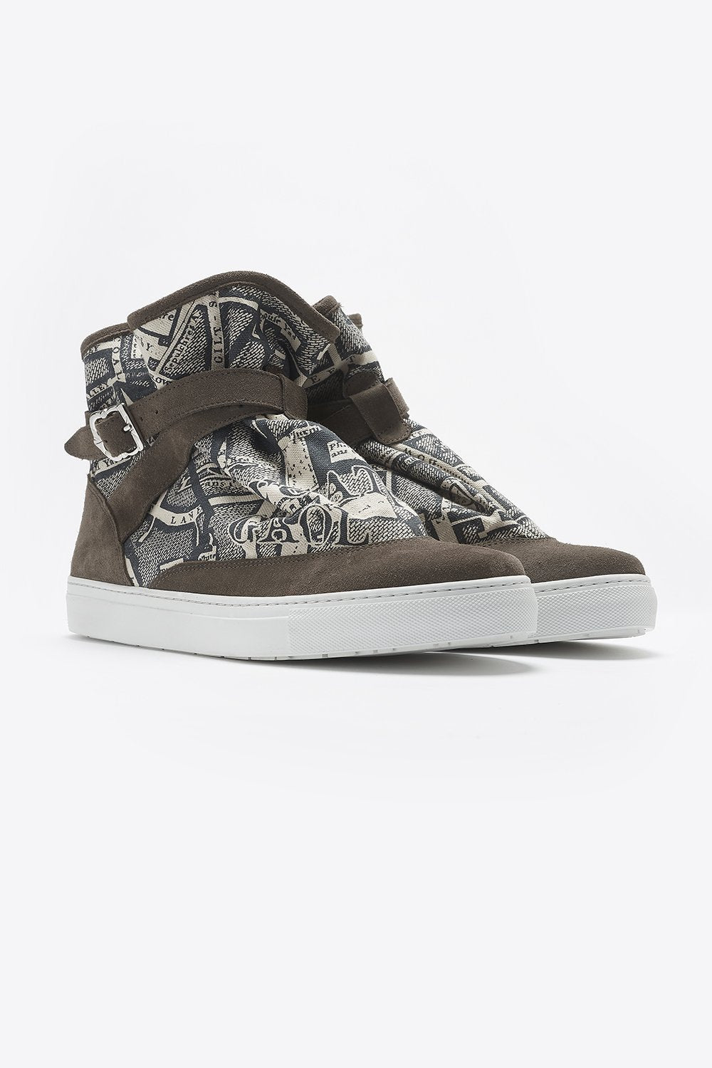 HIGHPAD SNEAKER - GREY BOUNDARY-shoes-A Child Of The Jago