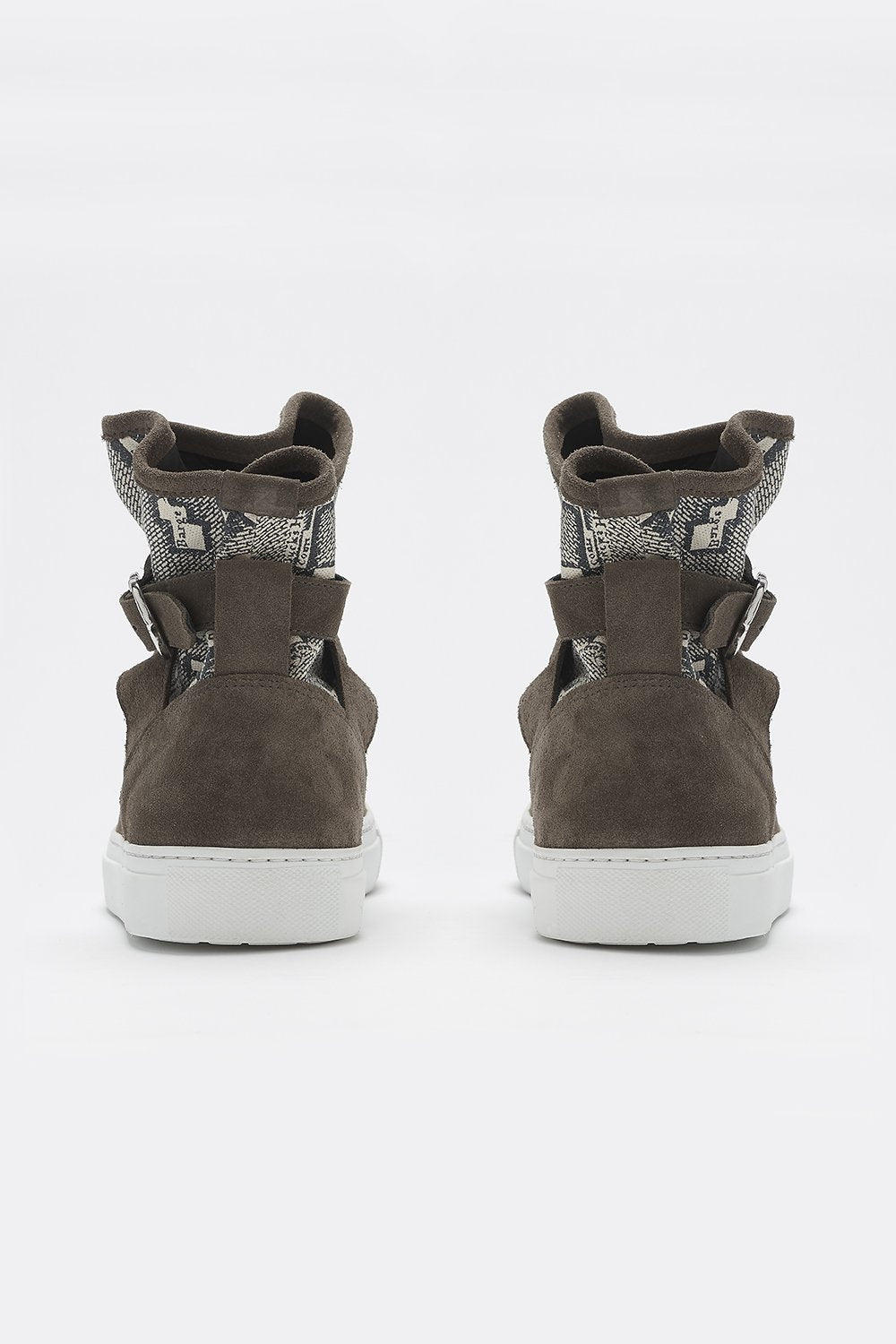 HIGHPAD SNEAKER - GREY BOUNDARY-shoes-A Child Of The Jago