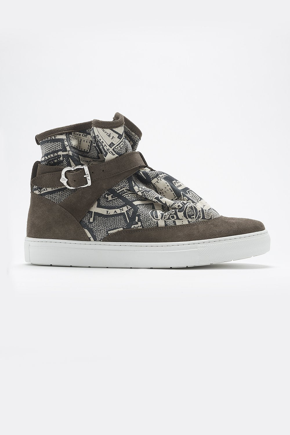 HIGHPAD SNEAKER - GREY BOUNDARY-shoes-A Child Of The Jago