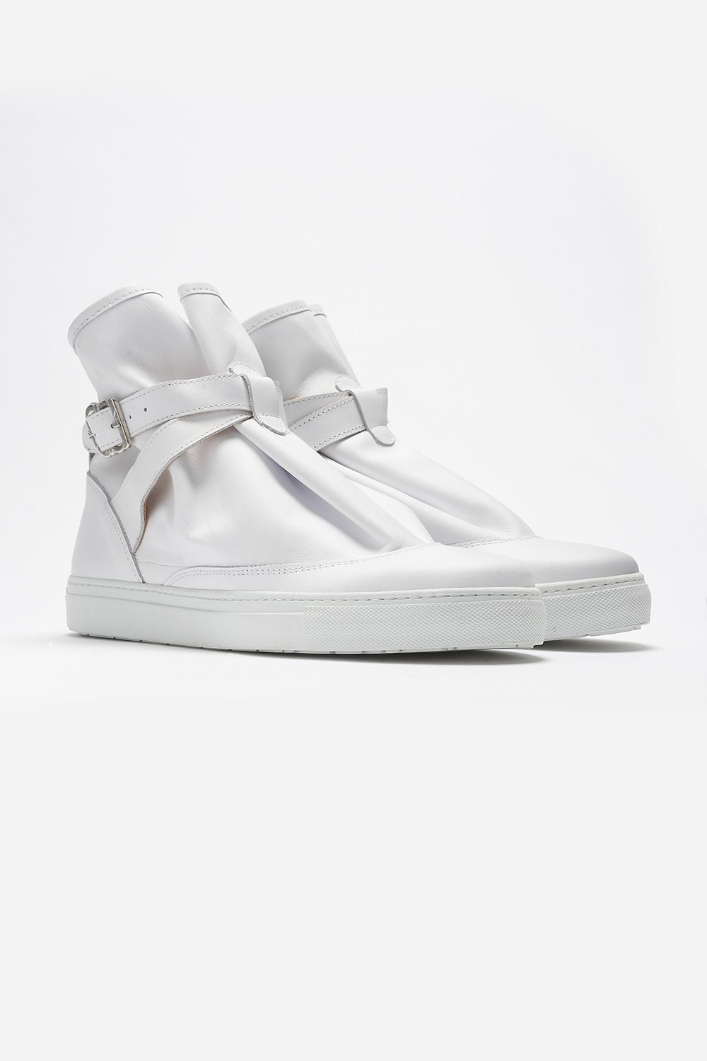 HIGHPAD SNEAKER WHITE LEATHER-shoes-A Child Of The Jago