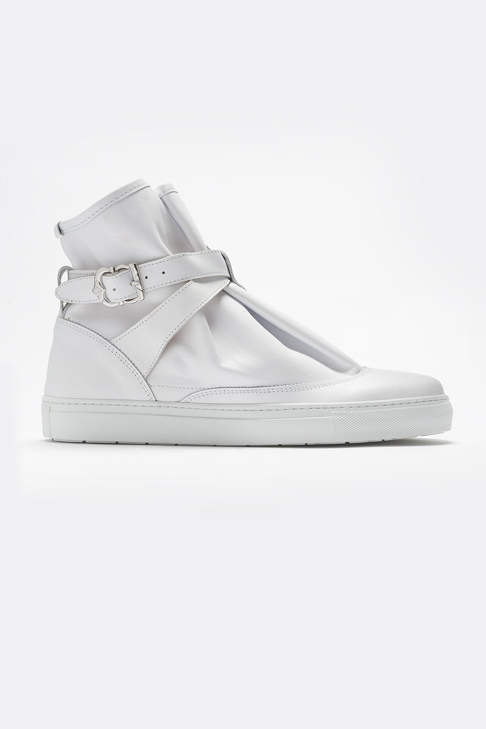 HIGHPAD SNEAKER WHITE LEATHER-shoes-A Child Of The Jago
