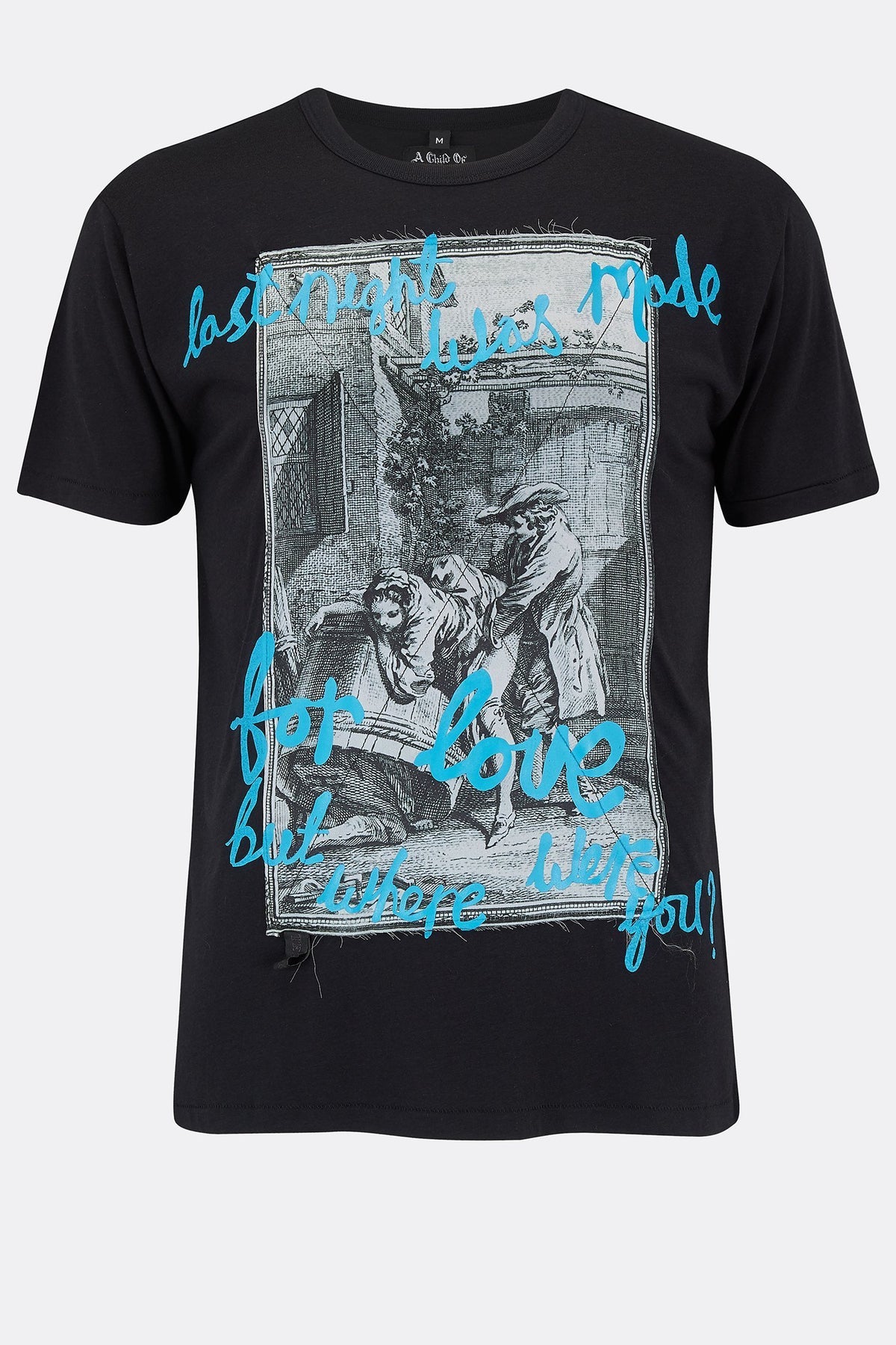 LAST NIGHT TEE SHIRT - BLUE-T shirts-A Child Of The Jago