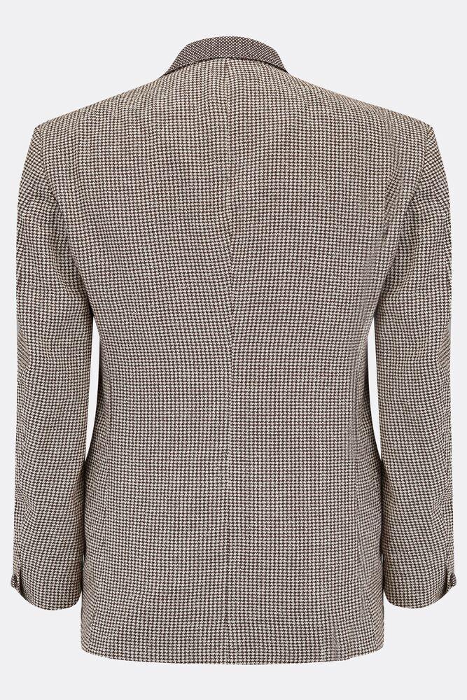 LEYBOURNE JACKET IN BROWN HOUNDSTOOTH-menswear-A Child Of The Jago
