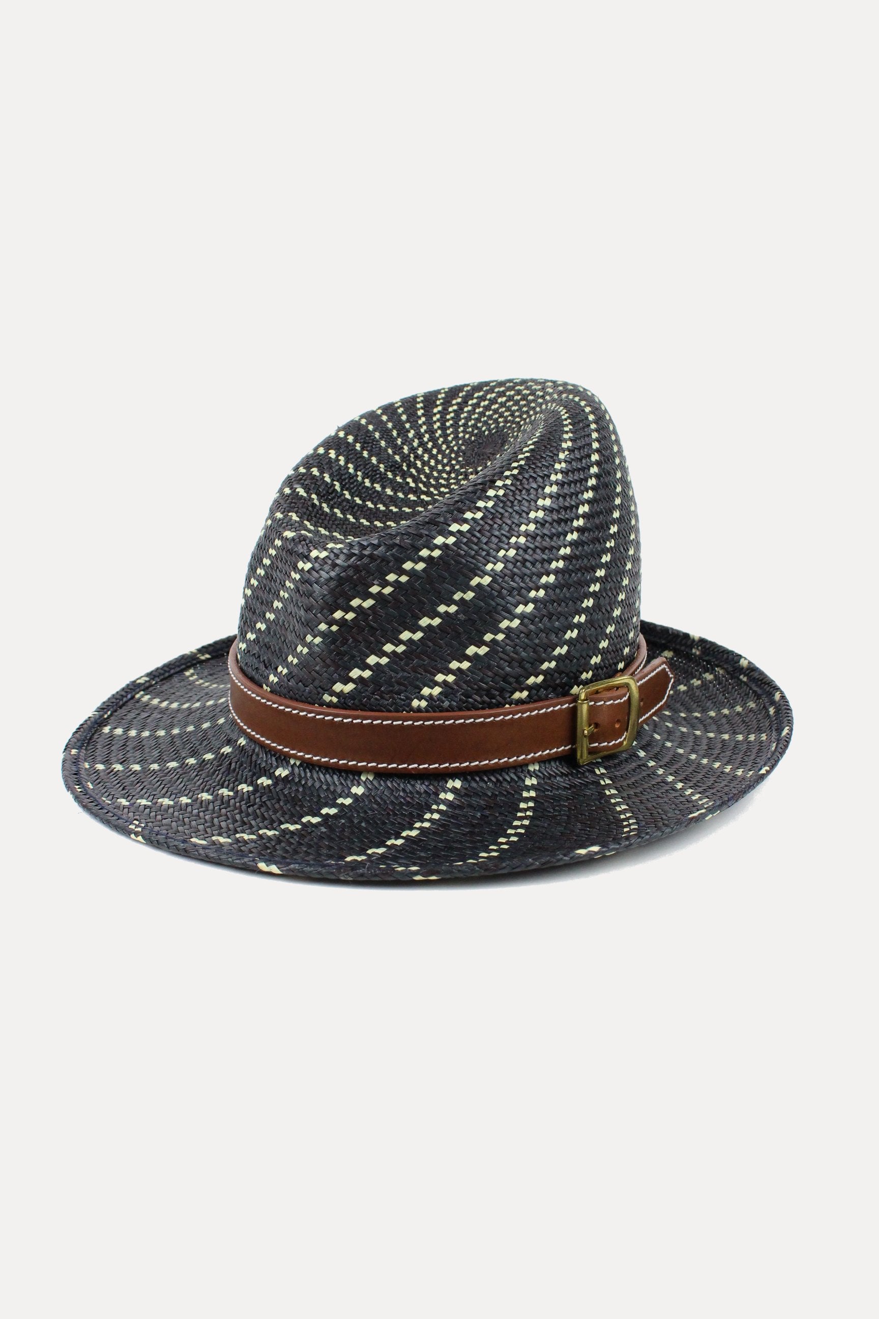 PANAMA HIGHWAYMAN - OBSIDIAN TWIST-hats-A Child Of The Jago