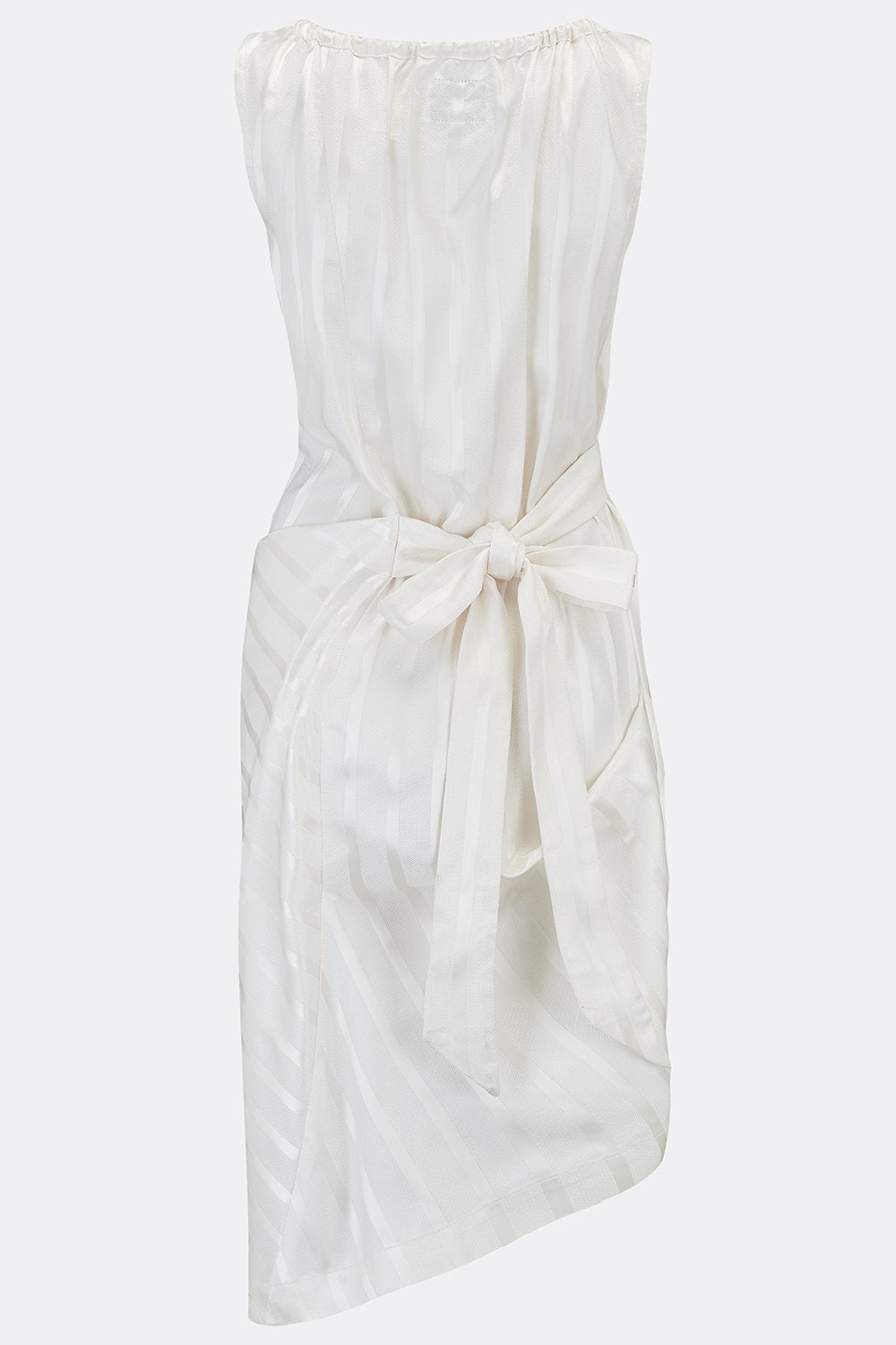ROCHESTER SWAG DRESS WHITE- made to order-womenswear-A Child Of The Jago