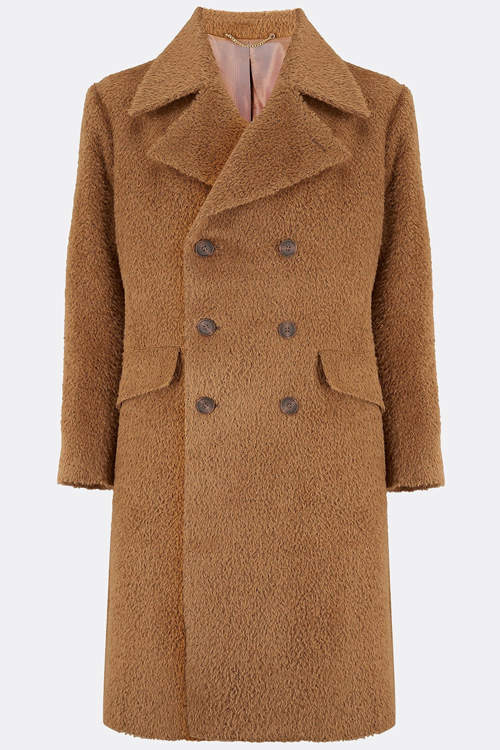 RUMPAD COAT IN BROWN ALPACA-menswear-A Child Of The Jago