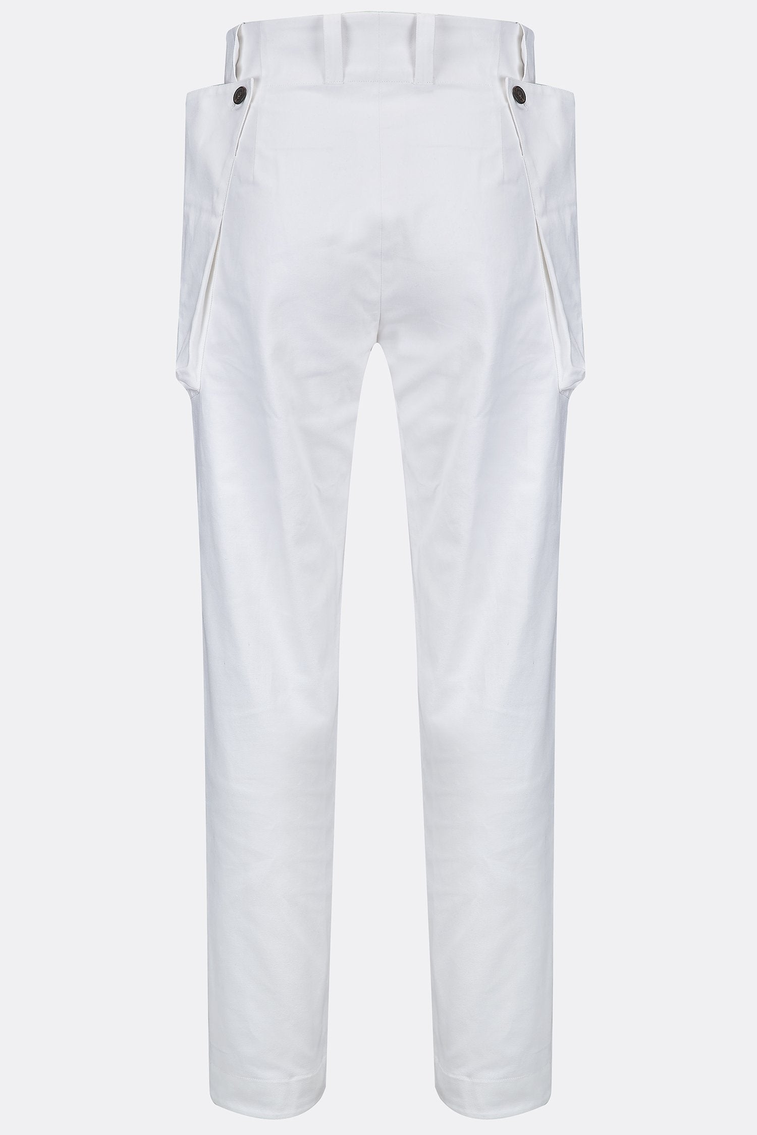 SEA DOG TROUSERS IN WHITE COTTON-menswear-A Child Of The Jago