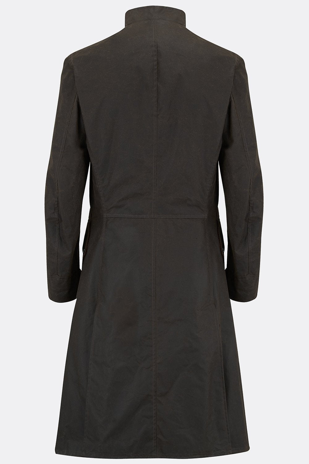 TEACH COAT IN OLIVE WAXED COTTON-menswear-A Child Of The Jago