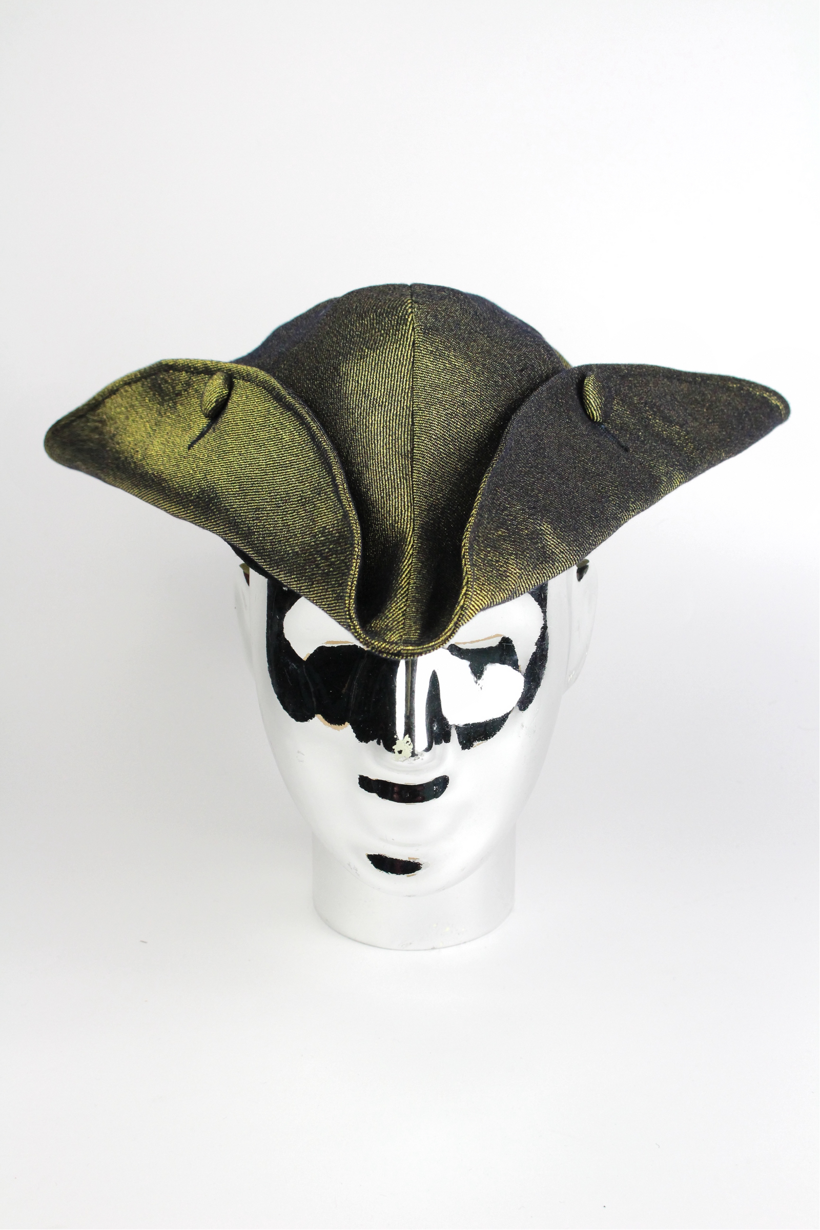 TRICORNE - GOLD DENIM-hats-A Child Of The Jago
